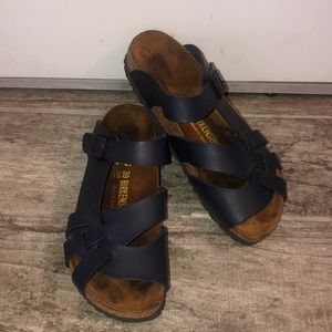 Blue Birkenstock’s